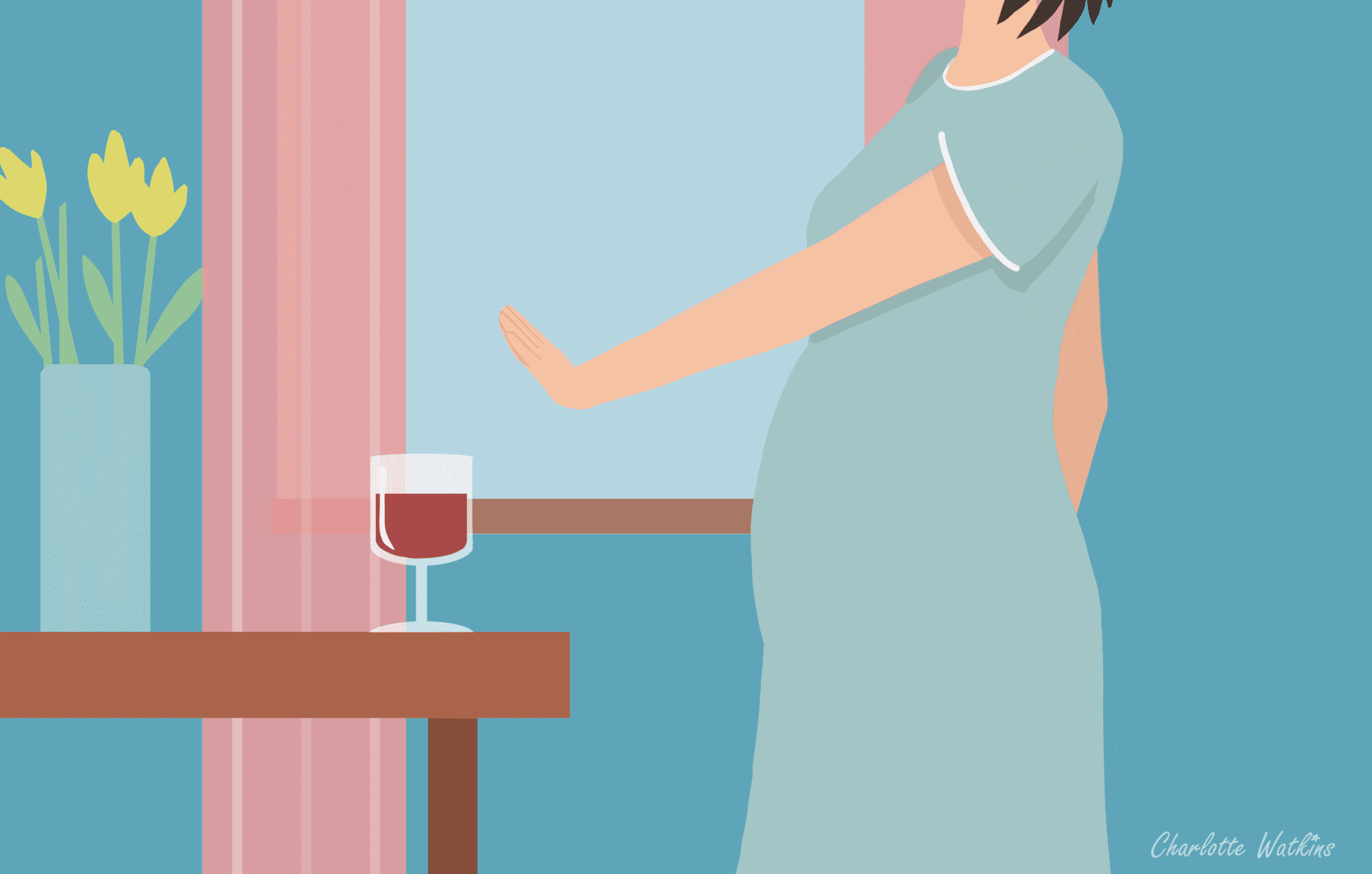 View of Week 24 of My Pregnancy - Does drinking alcohol effect your unborn baby?
